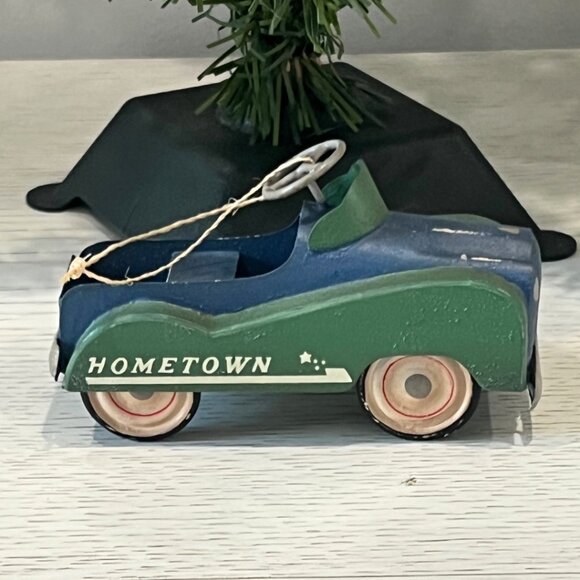 Midwest of Cannon Falls Vintage Ornament Lot Pedal Car Red Hometown Flyer Wagon - Picture 5 of 12